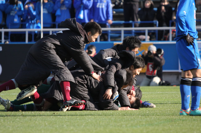 12 12 31 第91回全国高校サッカー選手権1回戦 旭川実業 北海道 0 3pk2 0 大津 熊本 サッカーキング