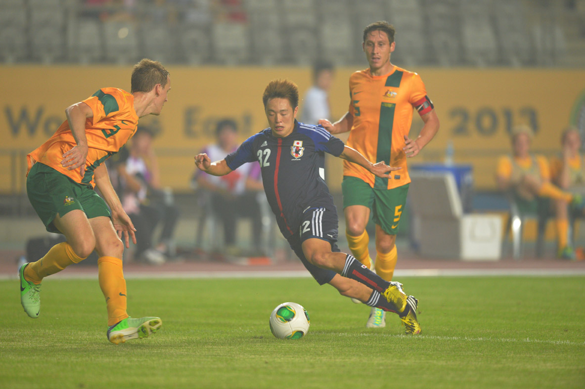 先制弾の齋藤学 点が取れたのはすごくうれしい 東アジア杯 サッカーキング