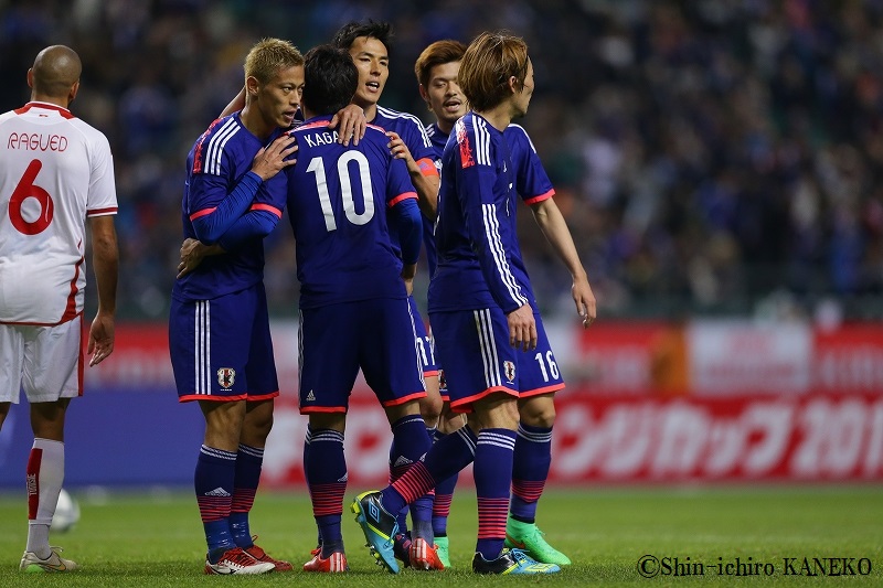 15 3 27 キリンチャレンジカップ15 日本 2 0 チュニジア サッカーキング