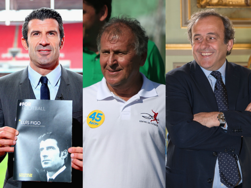 Fifa会長選の立候補者ベスト11 ジーコやプラティニらで豪華な顔ぶれ サッカーキング