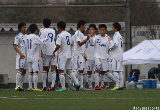 青山学院大が最終節で敗北を喫する 来年度へ望みを託す サッカーキング