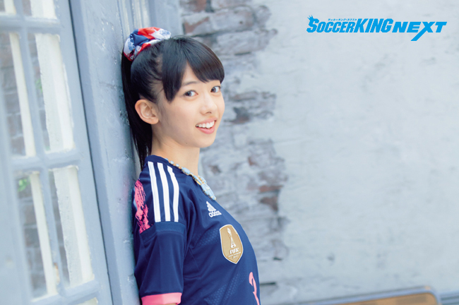 エビ中 真山りかの知られざるサッカー話 私 ボールを持つとなんかドキドキしちゃうんです サッカーキング