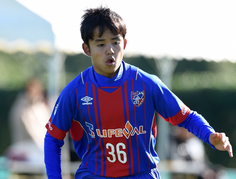 U－16代表にFC東京むさしFW久保建英、C大阪DF瀬古歩夢らが選出