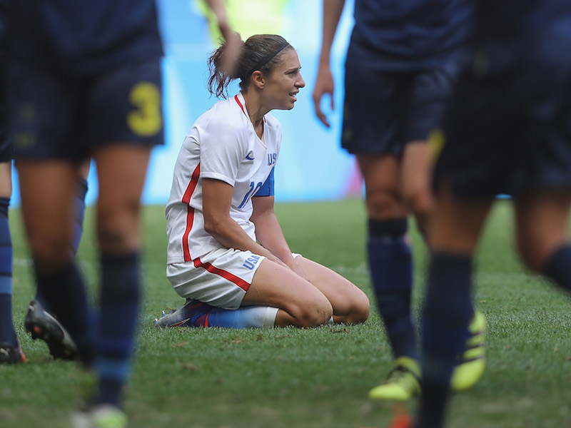 女王アメリカ 4連覇の夢潰える ブラジルはpk戦で4強へ進出 リオ五輪女子準々決勝 サッカーキング