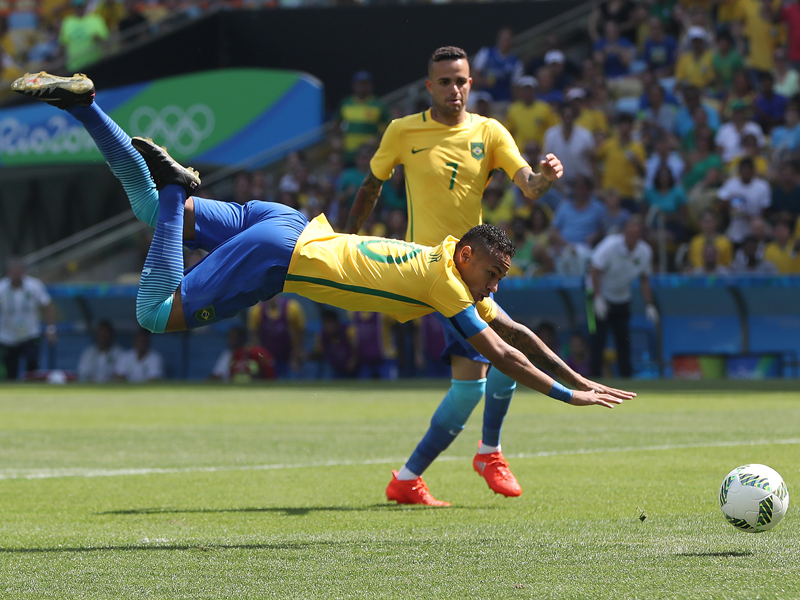 ネイマールが開始15秒弾 ブラジルが圧巻6発 初の五輪金メダルへ王手 サッカーキング
