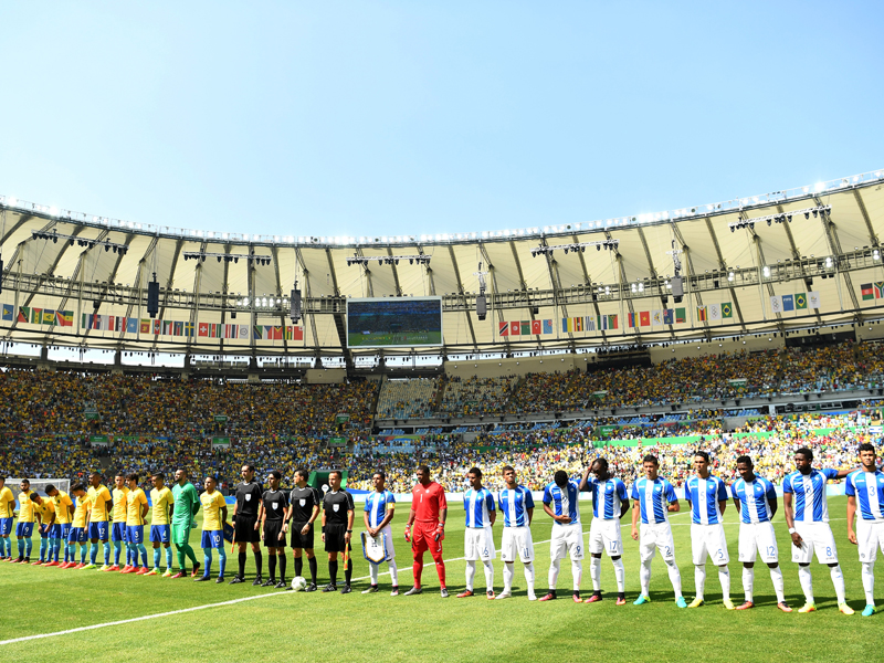 マラカナンでブラジルとホンジュラスが対戦した　[写真]＝Getty Images