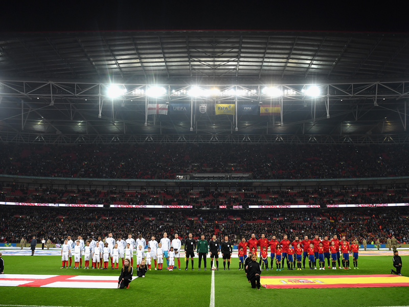 ウェンブリー・スタジアムで行われた注目の一戦　[写真]＝The FA via Getty Images