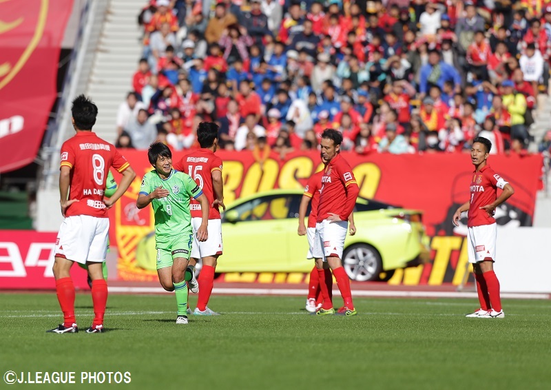 オリジナル10 の名古屋 初のj2降格が決定 ホームで湘南に敗戦 サッカーキング