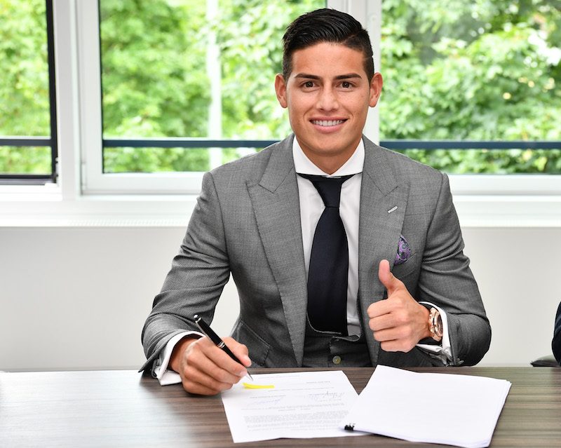 FC Bayern Muenchen Unveils New Signing James Rodriguez