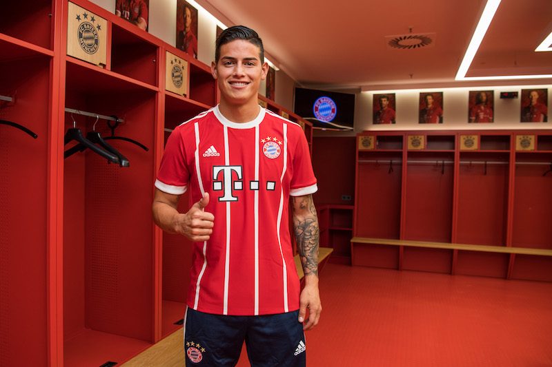 FC Bayern Muenchen Unveils New Signing James Rodriguez