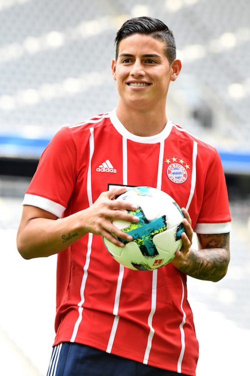 FC Bayern Muenchen Unveils New Signing James Rodriguez