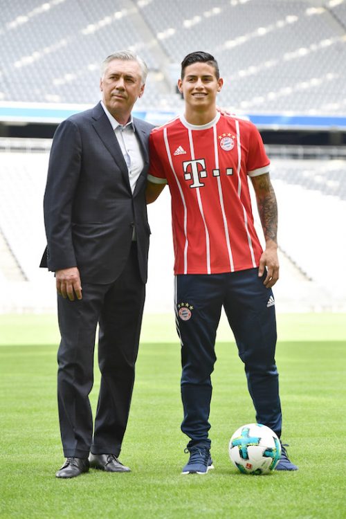 FC Bayern Muenchen Unveils New Signing James Rodriguez