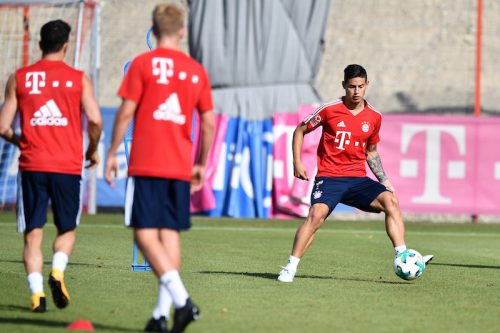 FC Bayern Muenchen Unveils New Signing James Rodriguez