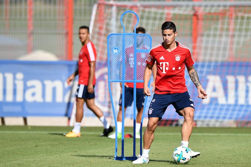 FC Bayern Muenchen Unveils New Signing James Rodriguez