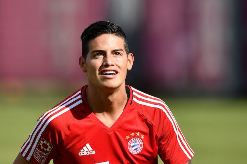 FC Bayern Muenchen Unveils New Signing James Rodriguez