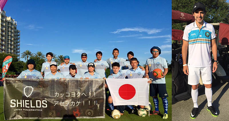 日本人選手が元アルゼンチン代表のアジャラ氏にリード フットゴルフ Us Pro Am サッカーキング