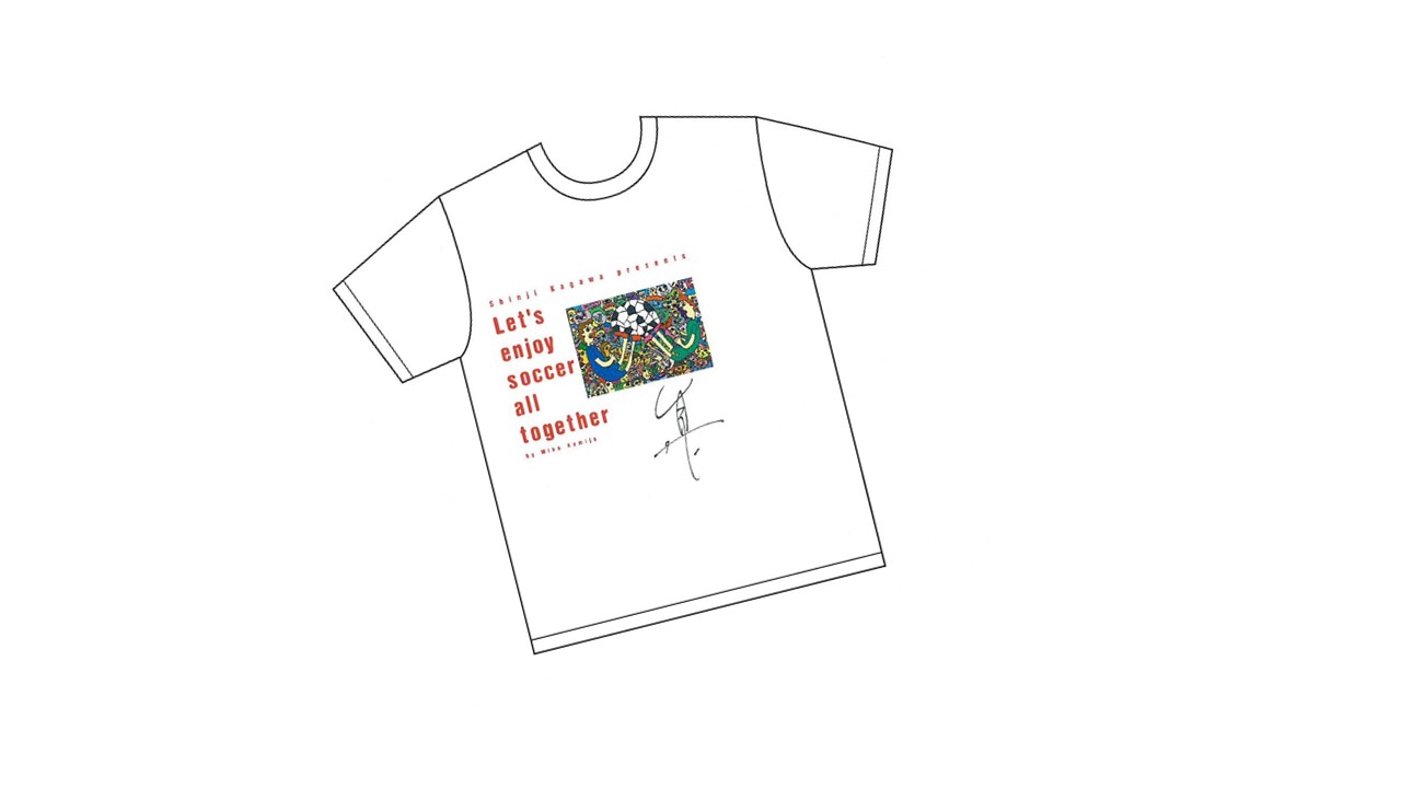 障がい者アートをスポーツの力で支援 香川真司コラボtシャツデザイン完成 サッカーキング
