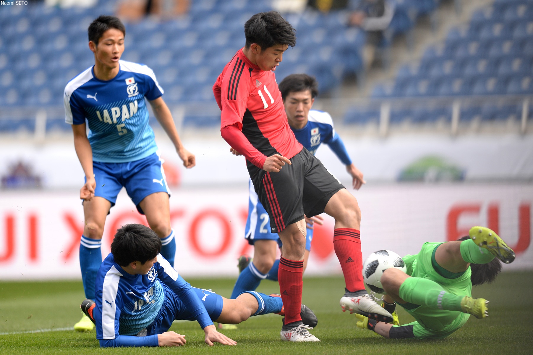 写真ギャラリー 18 2 10 Next Generation Match U 18jリーグ選抜 1 2 日本高校サッカー選抜 サッカーキング