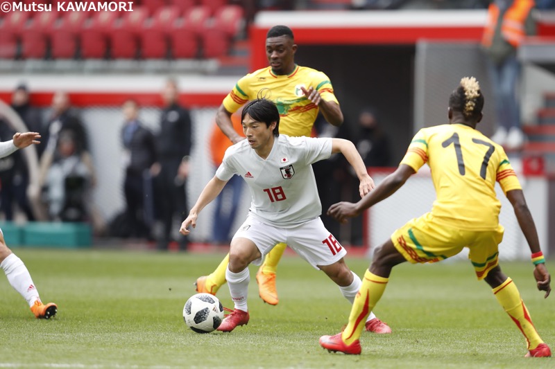 写真ギャラリー 18 3 23 国際親善試合 日本代表 1 1 マリ代表 サッカーキング