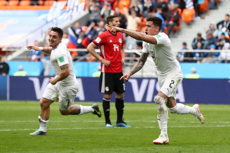 試合終了間際に決勝弾 ウルグアイ エジプト破りw杯初戦制す サッカーキング