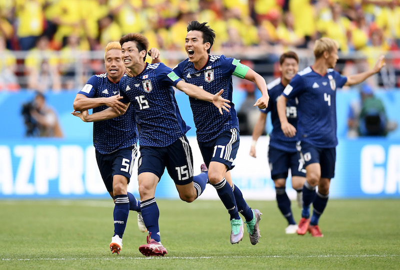 日本 コロンビアを破り白星発進 香川pk弾 大迫決勝点で4年前の雪辱 サッカーキング