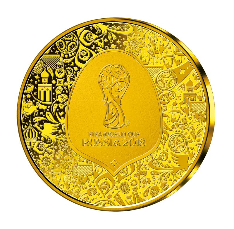 全8種類、W杯ロシア大会 公式記念コイン6月11日より国内最終予約販売 