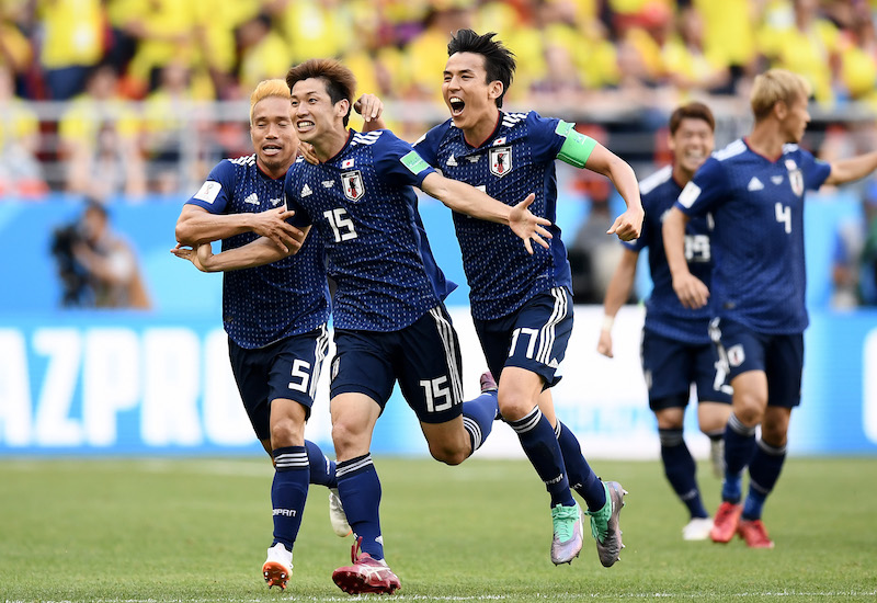 アンケート結果 日本代表 ロシアw杯での No 1ゴール は 世界に誇れる あの一発 サッカーキング