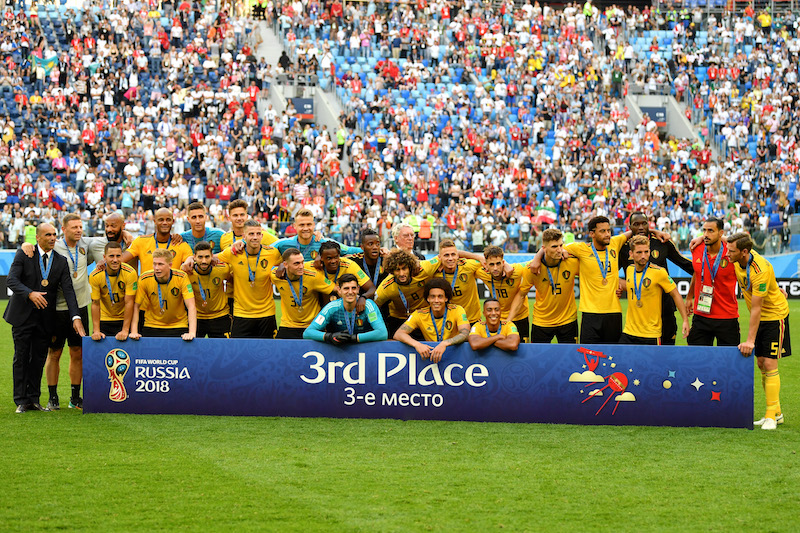 ベルギーがw杯最高成績の初3位 アザールら2発でイングランドとの再戦制す サッカーキング