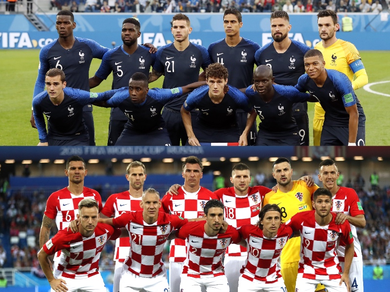 W杯決勝のスタメン発表 フランス クロアチア ベストメンバーで激突 サッカーキング