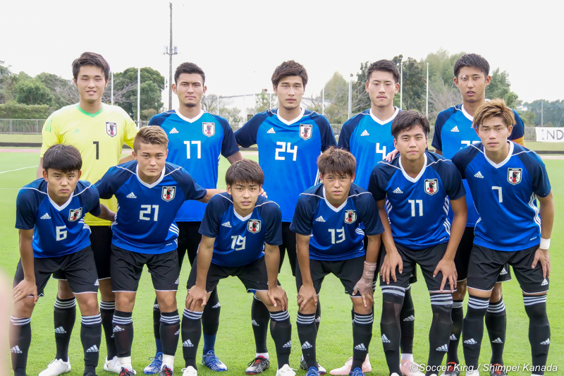 写真 動画ギャラリー 18 10 11 U 19日本代表合宿4日目 サッカーキング