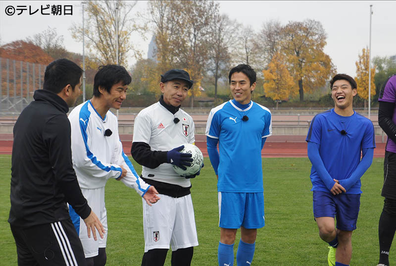 長谷部誠と堂安律が番組で初対面 スポーツ王は俺だ で木梨japanとpk対決 サッカーキング