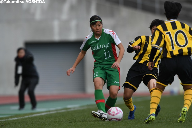 写真ギャラリー 19 1 3 第27回全日本高等学校女子サッカー選手権大会 1回戦 前橋育英 1 1 Pk 4 5 岡山作陽 サッカーキング