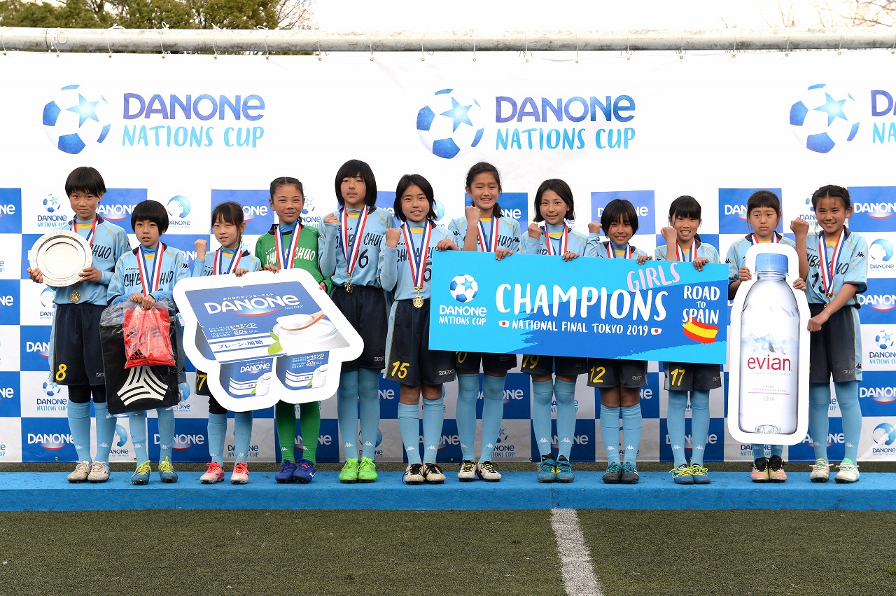 ダノンネーションズカップの日本代表が決定 男子は ヴァンフォーレ甲府u 12 女子は 千葉中央fc U12ガールズ が世界大会への切符を獲得 サッカーキング