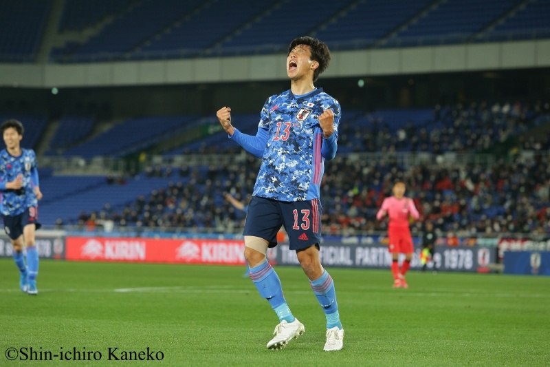 日本代表デビュー戦で先制ゴール 山根視来 もう一つ成長できた サッカーキング