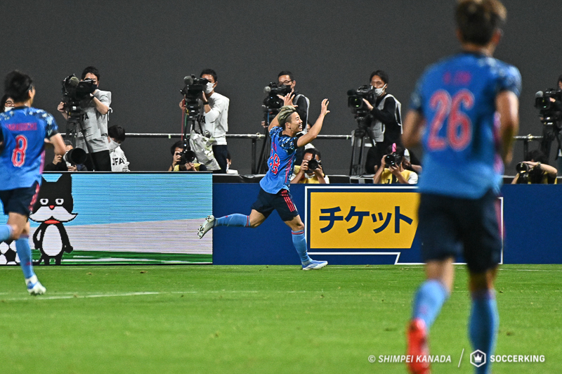 日本 4連戦の初戦を快勝で飾る 浅野 三笘らのゴールでパラグアイを撃破 サッカーキング