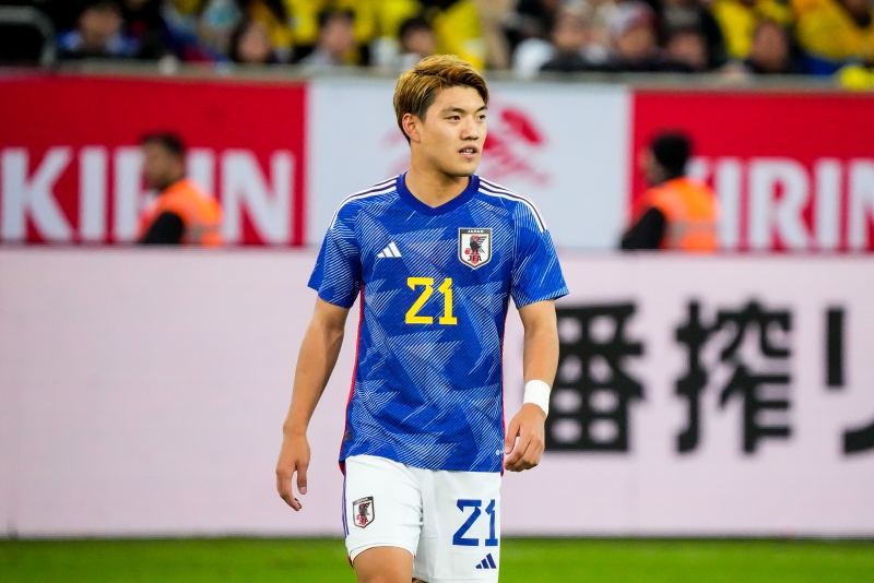 サッカー 日本代表 8番 堂安選手 ワールドカップ ユニフォーム 2022