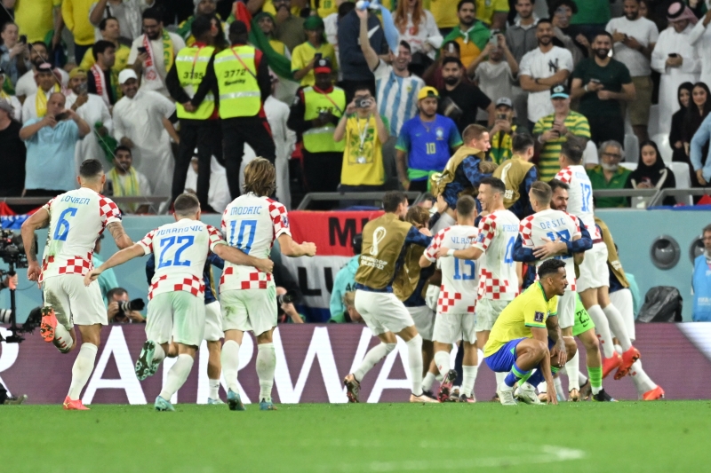 カタールワールドカップ紙チケット クロアチアvsブラジル戦 掻きむしり