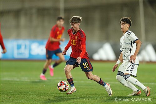 写真ギャラリー】2024.1.17 国際親善試合 U-18スペイン代表 0－0 U-18 